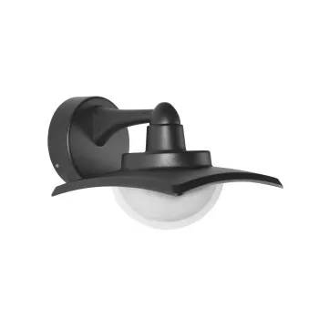 Italux Isola fekete LED kültéri falikar (IT-OWL-6950-3K) LED 1 izzós IP54