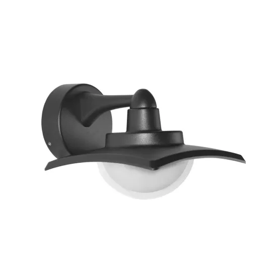 Italux Isola fekete LED kültéri falikar (IT-OWL-6950-3K) LED 1 izzós IP54