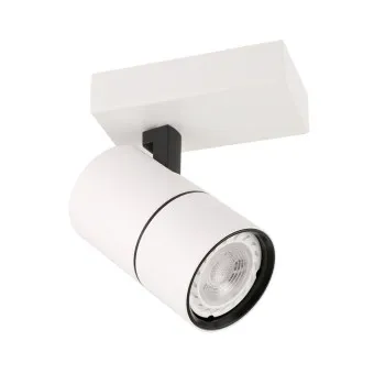 Italux Laconi  fehér-fekete mennyezeti spotlámpa (IT-SPL-2813-1B-WH) GU10 1 izzós IP20