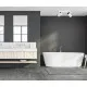 Italux Laconi  fehér-fekete mennyezeti spotlámpa (IT-SPL-2813-2B-WH) GU10 2 izzós IP20