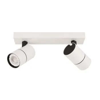 Italux Laconi  fehér-fekete mennyezeti spotlámpa (IT-SPL-2813-2B-WH) GU10 2 izzós IP20