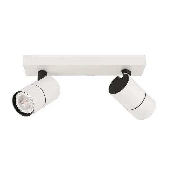Italux Laconi  fehér-fekete mennyezeti spotlámpa (IT-SPL-2813-2B-WH) GU10 2 izzós IP20