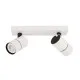 Italux Laconi  fehér-fekete mennyezeti spotlámpa (IT-SPL-2813-2B-WH) GU10 2 izzós IP20