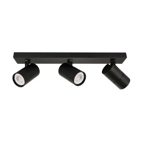 Italux Laconi  fekete mennyezeti spotlámpa (IT-SPL-2813-3B-BL) GU10 3 izzós IP20