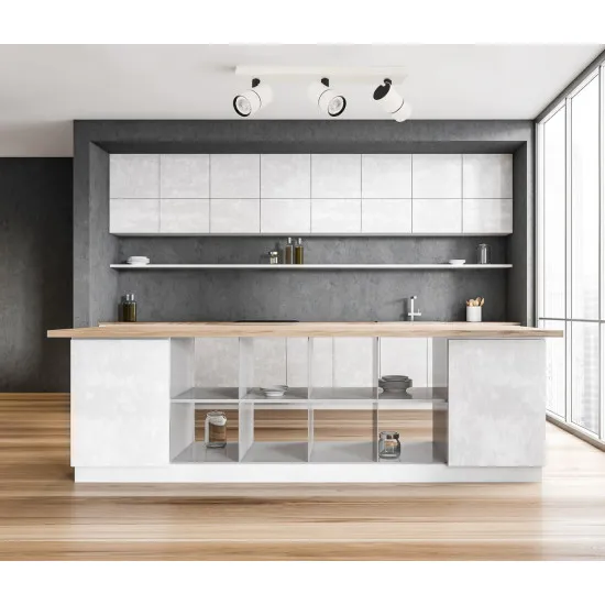 Italux Laconi  fehér-fekete mennyezeti spotlámpa (IT-SPL-2813-3B-WH) GU10 3 izzós IP20