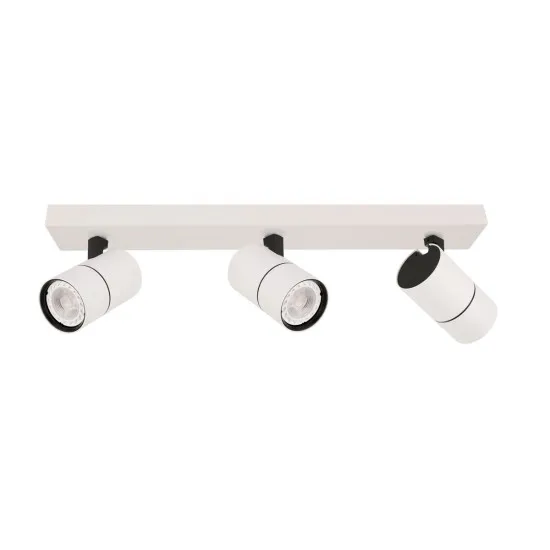 Italux Laconi  fehér-fekete mennyezeti spotlámpa (IT-SPL-2813-3B-WH) GU10 3 izzós IP20