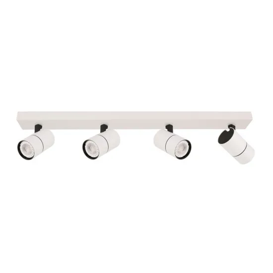 Italux Laconi  fehér-fekete mennyezeti spotlámpa (IT-SPL-2813-4B-WH) GU10 4 izzós IP20
