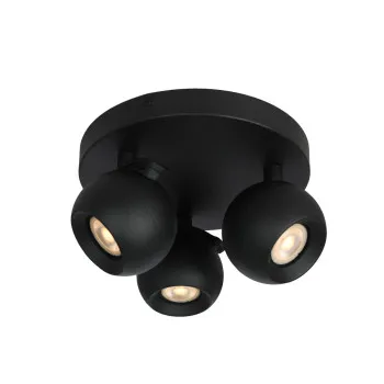 Italux Lafin  fekete mennyezeti spotlámpa (IT-SPL-45379-3R-BK) GU10 3 izzós IP20