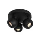 Italux Lafin  fekete mennyezeti spotlámpa (IT-SPL-45379-3R-BK) GU10 3 izzós IP20