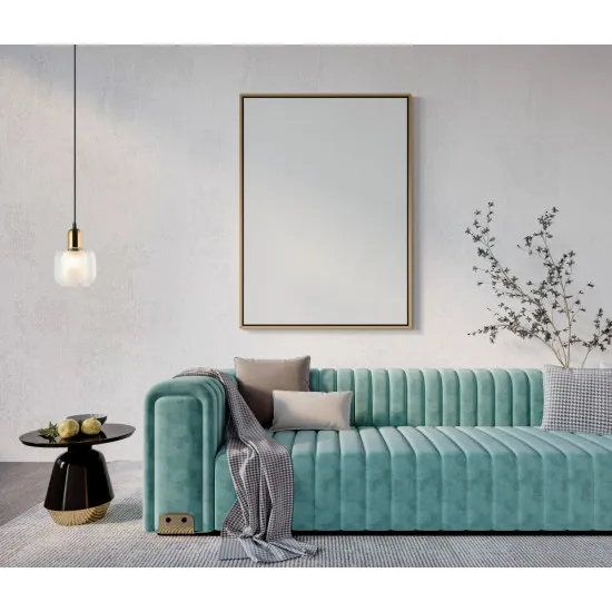 Italux Lamezia  sárgaréz függesztett lámpa (IT-PND-67594-1-BRO+CL) E27 1 izzós IP20