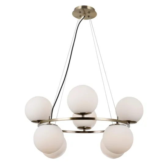 Italux Larosa  bronz függesztett lámpa (IT-PND-33453-4-4-ABR) E27 8 izzós IP20