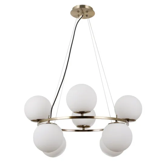 Italux Larosa  bronz függesztett lámpa (IT-PND-33453-4-4-ABR) E27 8 izzós IP20