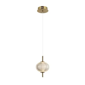 Italux Lazie  réz-átlátszó LED függesztett lámpa (IT-PND-29038-1-GD) LED 1 izzós IP20
