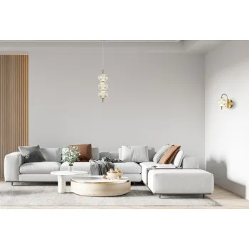 Italux Lazie  réz-átlátszó LED függesztett lámpa (IT-PND-29038-3-GD) LED 1 izzós IP20
