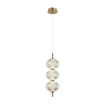 Italux Lazie  réz-átlátszó LED függesztett lámpa (IT-PND-29038-3-GD) LED 1 izzós IP20