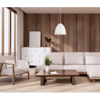 Italux Leilani  fehér függesztett lámpa (IT-PND-43445-1L-WH) E27 1 izzós IP20
