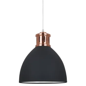Italux Lola  grafit-réz függesztett lámpa (IT-MD-HN8100-BK+RC) E27 1 izzós IP20