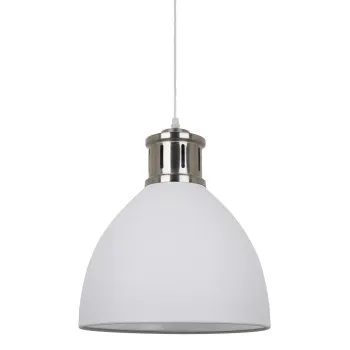 Italux Lola  fehér-nikkel függesztett lámpa (IT-MD-HN8100-WH+S.NICK) E27 1 izzós IP20