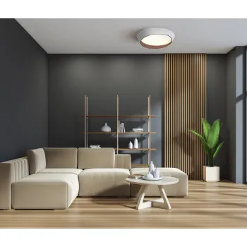 Italux Lucano  fehér-arany LED mennyezeti lámpa (IT-PLF-83748-65W-3K) LED 1 izzós IP20