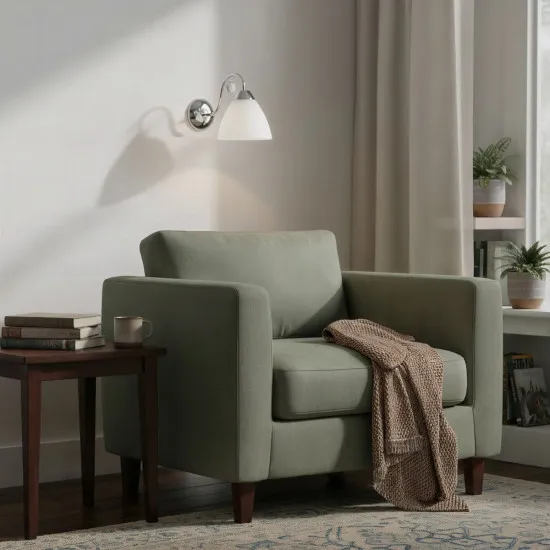 Italux Lugano  króm-fehér falikar (IT-WL-5643-1) E27 1 izzós IP20