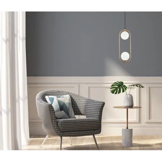 Italux Lupus  bronz-fehér függesztett lámpa (IT-PND-3965-2-BRO) G9 2 izzós IP20
