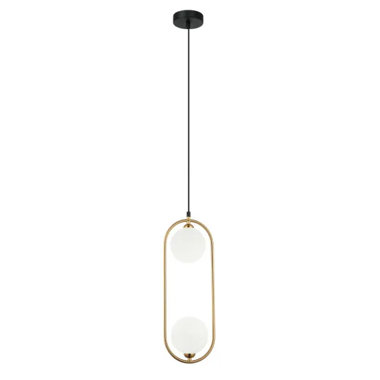 Italux Lupus  bronz-fehér függesztett lámpa (IT-PND-3965-2-BRO) G9 2 izzós IP20