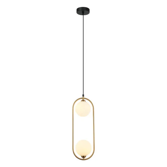 Italux Lupus  bronz-fehér függesztett lámpa (IT-PND-3965-2-BRO) G9 2 izzós IP20
