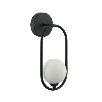 Italux Lupus  fekete-fehér falikar (IT-WL-3965-1-BK) G9 1 izzós IP20
