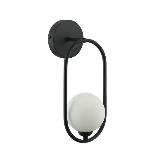 Italux Lupus  fekete-fehér falikar (IT-WL-3965-1-BK) G9 1 izzós IP20