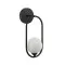 Italux Lupus  fekete-fehér falikar (IT-WL-3965-1-BK) G9 1 izzós IP20