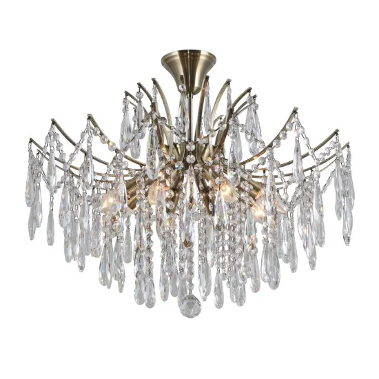 Italux Mallola  bronz csillár (IT-PND-56808-8) E14 8 izzós IP20