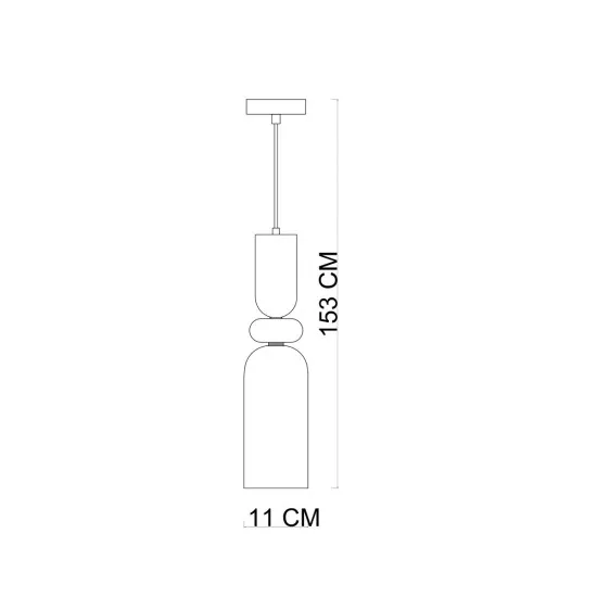 Italux Manso  arany-többszínű függesztett lámpa (IT-PND-37462D-MC-GD) E14 1 izzós IP20