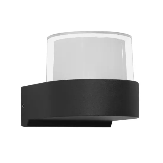 Italux Marti  fekete LED kültéri fali lámpa (IT-OWL-4626-3K) LED 1 izzós IP54