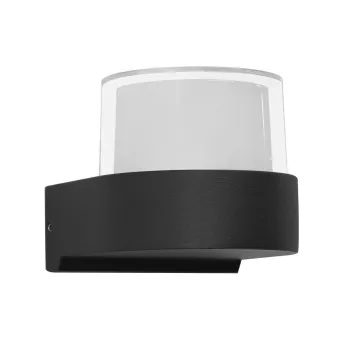 Italux Marti  fekete LED kültéri fali lámpa (IT-OWL-4626-4K) LED 2 izzós IP54