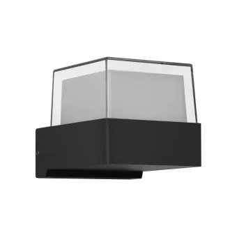 Italux Marti  fekete LED kültéri fali lámpa (IT-OWL-4642-3K) LED 1 izzós IP54