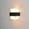 Italux Marti  fekete LED kültéri fali lámpa (IT-OWL-4682-3K) LED 2 izzós IP54