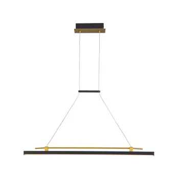Italux Merlot  fekete-arany LED függesztett lámpa (IT-PND-54638F-16W-3K-BK-GD) LED 1 izzós IP20