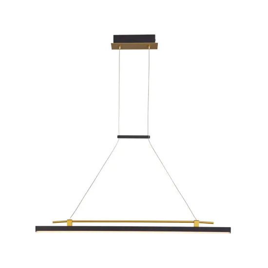Italux Merlot  fekete-arany LED függesztett lámpa (IT-PND-54638F-16W-3K-BK-GD) LED 1 izzós IP20