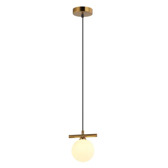 Italux Merseta  bronz függesztett lámpa (IT-PND-463321S-BRO+W) G9  1 izzós IP20