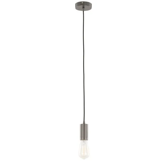 Italux Moderna  matt fekete függesztett lámpa (IT-DS-M-038 MATT BLACK) E27 1 izzós IP20