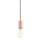 Italux Moderna  vörösréz függesztett lámpa (IT-DS-M-038 RED COPPER) E27 1 izzós IP20