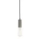 Italux Moderna  fényes fekete függesztett lámpa (IT-DS-M-038 SHINY BLACK) E27 1 izzós IP20