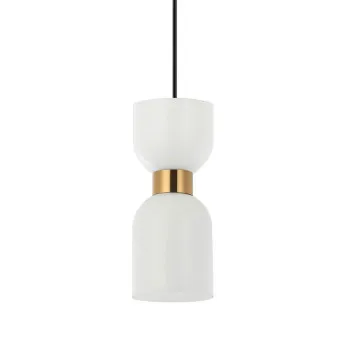 Italux Monza  réz-fehér függesztett lámpa (IT-PND-57602-1-BRO) E27  1 izzós IP20