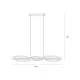 Italux Natano  fekete-natúr LED függesztett lámpa (IT-PND-55362-40W-WO) LED 1 izzós IP20