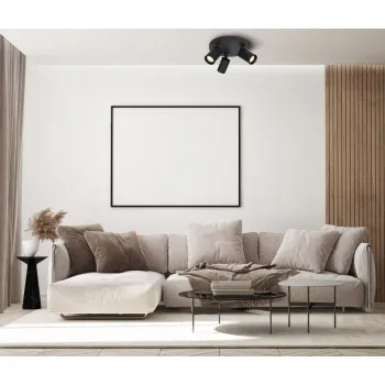 Italux Nesto  fekete mennyezeti spotlámpa (IT-SPL-23436-3R-BK) GU10 3 izzós IP20