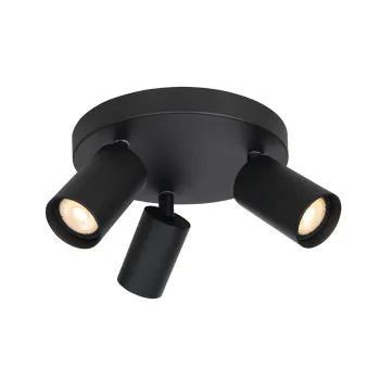 Italux Nesto  fekete mennyezeti spotlámpa (IT-SPL-23436-3R-BK) GU10 3 izzós IP20
