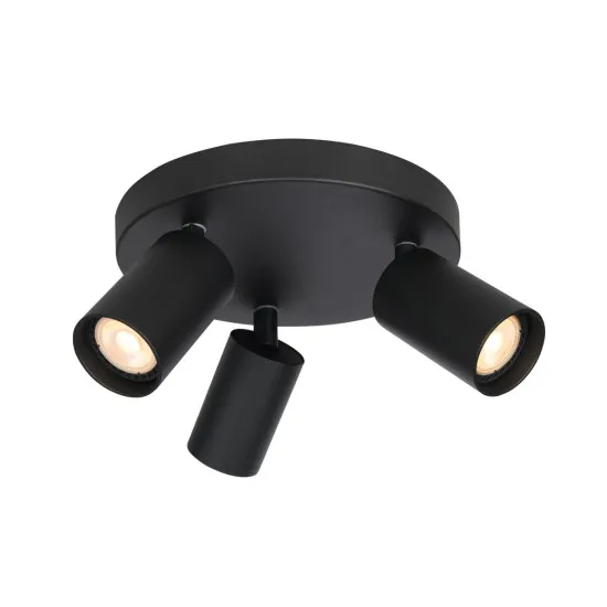 Italux Nesto  fekete mennyezeti spotlámpa (IT-SPL-23436-3R-BK) GU10 3 izzós IP20