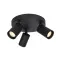 Italux Nesto  fekete mennyezeti spotlámpa (IT-SPL-23436-3R-BK) GU10 3 izzós IP20