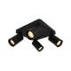 Italux Nesto  fekete mennyezeti spotlámpa (IT-SPL-23436-4S-BK) GU10 4 izzós IP20
