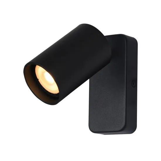 Italux Nesto  fekete fali spotlámpa (IT-WL-23436-1-BK) GU10 1 izzós IP20
